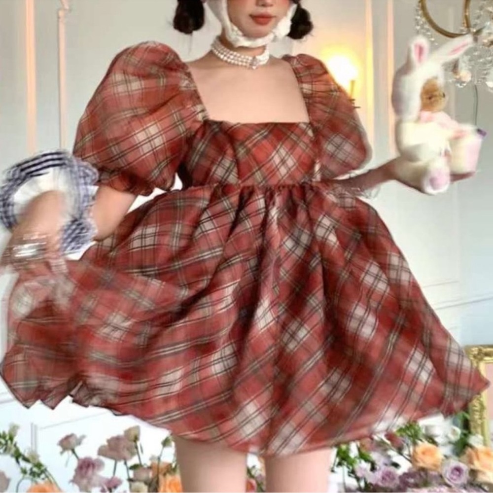Selkie The Jane Eyre Puff Dress - Picture 2 of 9